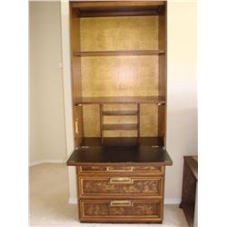 Drexel Bookcase w/Drop Front Secretary Center