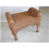 Image 1 : Natural Wicker Stool/Bench