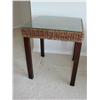 Image 1 : Glass Top Occasional Table