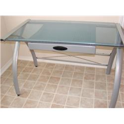 Tempered Glass Top Desk