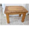 Image 1 : Distressed Wood End Table