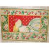 Image 1 : Red Rooster Rug, apprx. 28" x 40"