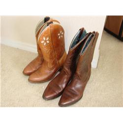 2 Pr. Dingo Cowboy Boots (6 1/2 & 7 1/2)