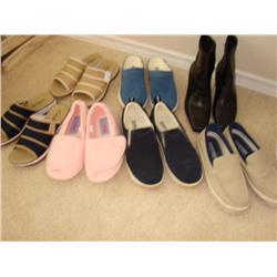 7 Pr. Of Shoes-Lands End, Clarks (7 & 71/2)