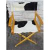 Image 1 : Cowhide Directors Chair
