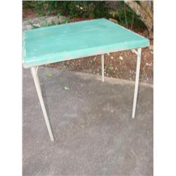 Card Table w/Green Top