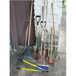 Large Amount of Yard Tools