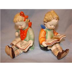 Storybook Boy & Girl Bookends