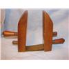 Image 1 : Bookends Made From Vintage Wood Furnt. Clamps