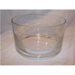 9" Diameter Clear Crystal Bowl