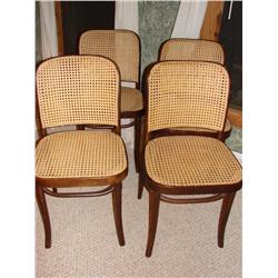 4 Cane Seat & Back Chairs