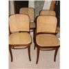 Image 1 : 4 Cane Seat & Back Chairs