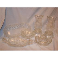 Glassware:Juicer,Relish Dish, 6 items