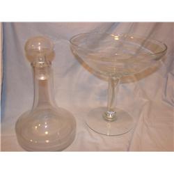 Oversized Martini Glass & Decanter