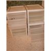 Image 1 : 4 Empty Plastic Storage Drawers