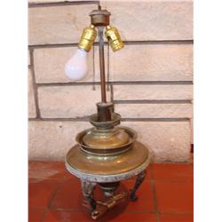 Kerosine Lamp Modified to Electric