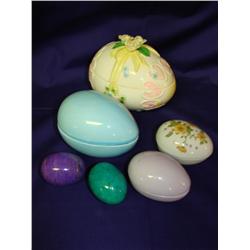 6 Eggs: Porcelain & Marble