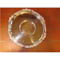 Halllmarked 17" Silverplate Lazy Susan