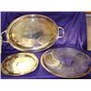 Image 1 : 3 Silver Serving Platters