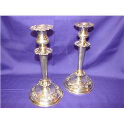 Silver Candleholders