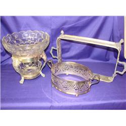 3 Silver Serving Dishes