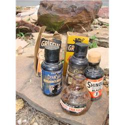 6 Old Glass Advertising Jars