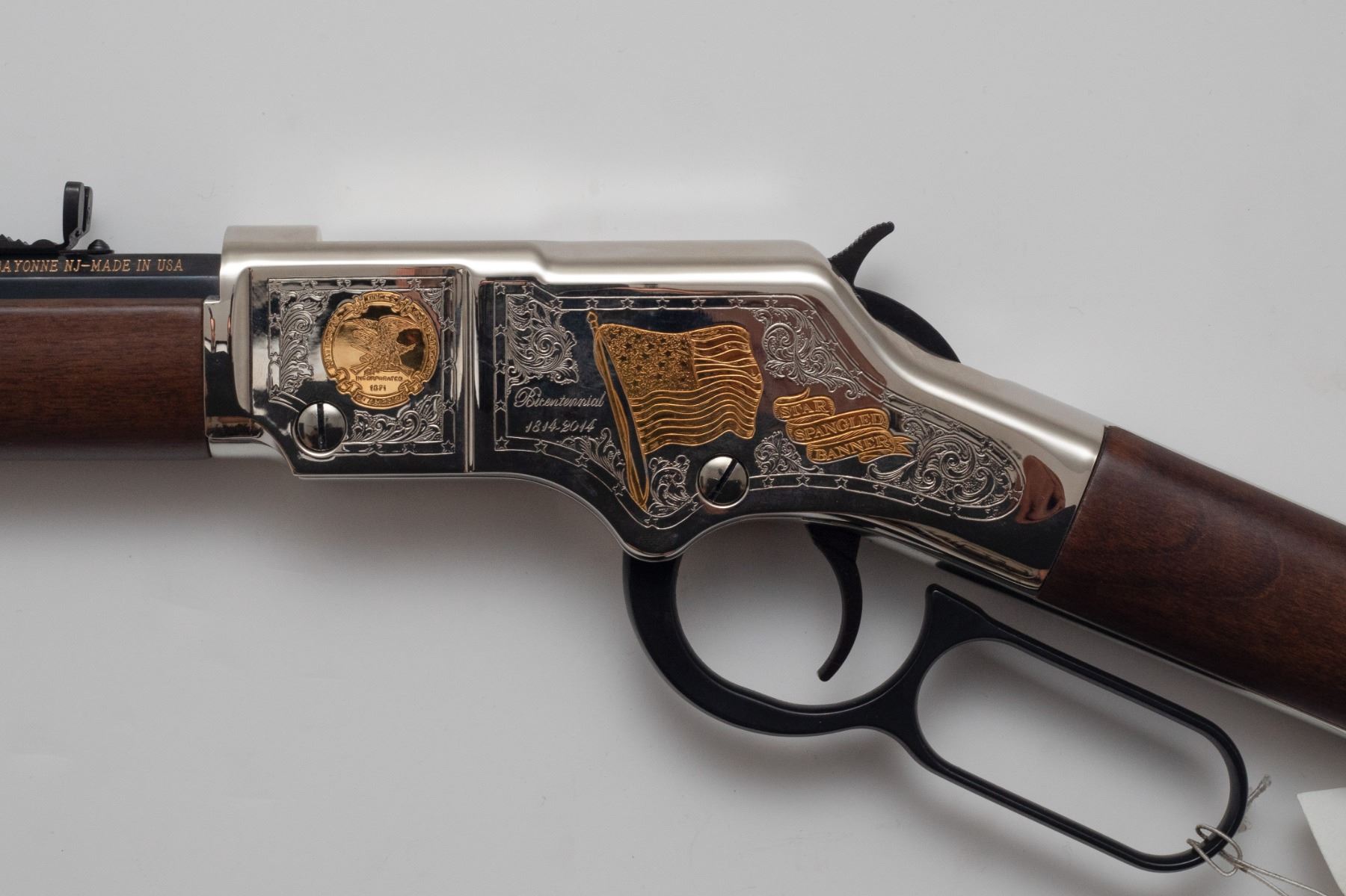 Henry Rifle Banner Henry Golden Boy Star Spangled Banner Bicentennial .22 mag