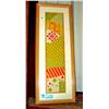 Image 1 : Orange Green yellow Framed Needlepoint