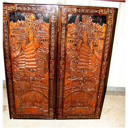 Carved Wooden Wall Game Box