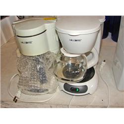 Two Mr. Cofee Makers
