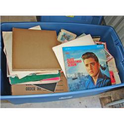 Box of 33rpm Records
