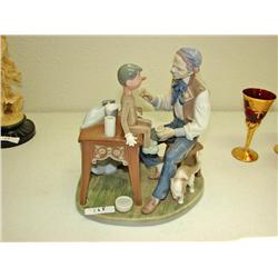 Lladro Guiseppe & Pinochio (crack on knee)