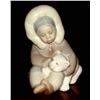 Image 1 : Lladro Eskimo Boy with Bear Cub