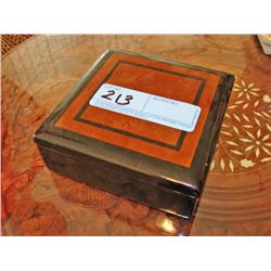 Wooden Square Box/Ebony Jewelry Box