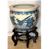 Image 1 : Large Blue & White Urn with Stand