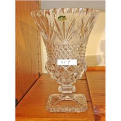 Hofbauer Head Crystal Vase
