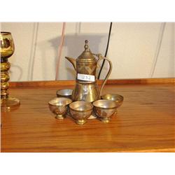 Turkish Brass Coffee Set