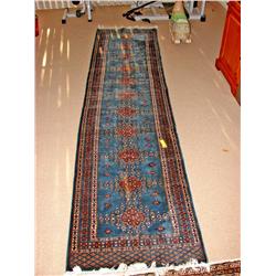 Blue Woven Floor Runner 120"x31"