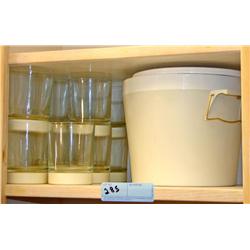 Ice Bucket & Glasses