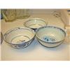 Image 1 : Three Blue & White Bowls