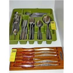 Tray of Silverware