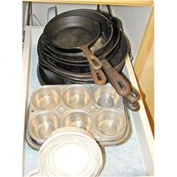 Muffin Pans/Iron Skillets