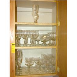Assorted Stemmed Glasses