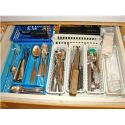 Drawer of Silverware/Knives