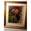 Image 1 : Framed Painting of Old Woman by Gris