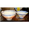Image 1 : Two Rice Bowls Blue & Red