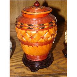 Hand Woven Urn