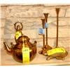 Image 1 : Brass Items(Turtle,Tea Pot,Candle Holders,Virgin)