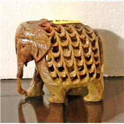 Carved Stone Elephant