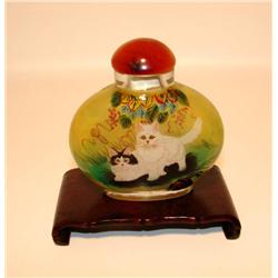 Snuff Bottle Cats